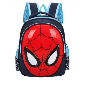 Children schoolbag cartoon cute weight-reducing backpack kindergarten backpack 3D Spiderman boy schoolbag gift