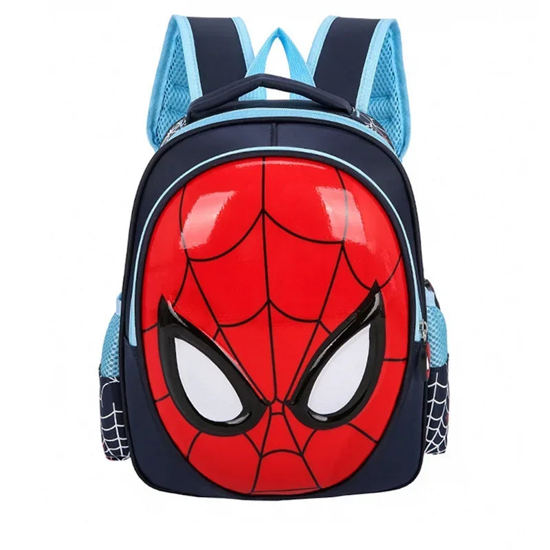 Children schoolbag cartoon cute weight-reducing backpack kindergarten backpack 3D Spiderman boy schoolbag gift