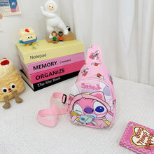 Stitch Anime Shoulder Bags Kawaii Fashion Chest Bag Travel Satchel Casual Portable Totes Backpacks Birthday Gifts For Boys Girls