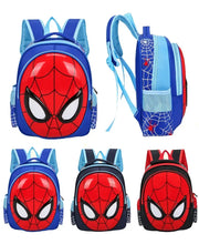 Children schoolbag cartoon cute weight-reducing backpack kindergarten backpack 3D Spiderman boy schoolbag gift