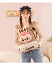 Labubu Cartoon Backpack Plush Bag Cute Lamb Wool Backpack Large Capacity Backpack Replica Package Classic Series Labubu