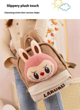Labubu Cartoon Backpack Plush Bag Cute Lamb Wool Backpack Large Capacity Backpack Replica Package Classic Series Labubu