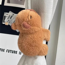 New Capybara Wristband Bracelet Kawaii Cartoon Plush Animal Capybara Clap Circle Cotton Doll Cute Children Toys Kids Funny Gifts