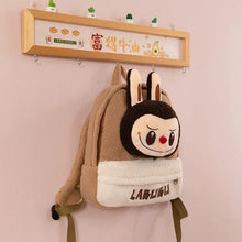 Labubu Cartoon Backpack Plush Bag Cute Lamb Wool Backpack Large Capacity Backpack Replica Package Classic Series Labubu