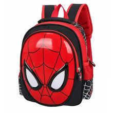 Children schoolbag cartoon cute weight-reducing backpack kindergarten backpack 3D Spiderman boy schoolbag gift