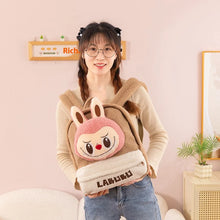 Labubu Cartoon Backpack Plush Bag Cute Lamb Wool Backpack Large Capacity Backpack Replica Package Classic Series Labubu