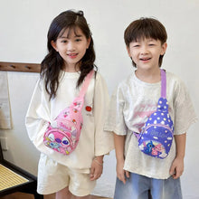 Stitch Anime Shoulder Bags Kawaii Fashion Chest Bag Travel Satchel Casual Portable Totes Backpacks Birthday Gifts For Boys Girls