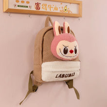Labubu Cartoon Backpack Plush Bag Cute Lamb Wool Backpack Large Capacity Backpack Replica Package Classic Series Labubu