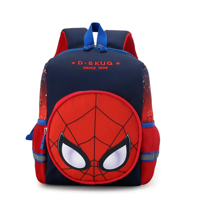 Cartoon Spiderman Backpacks Student School Bag 3d Stereo Kindergarten Super Heroes Backpack Children's Travel Bag for Kids Gifts