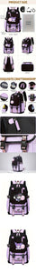 Kuromi Print Backpack, Student Daypack For Girl, Lightweight And Comfortable, Large Capacity Knapsack, Versatile Travel Backpack