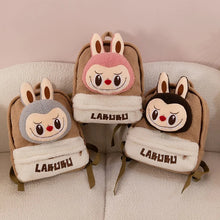 Labubu Cartoon Backpack Plush Bag Cute Lamb Wool Backpack Large Capacity Backpack Replica Package Classic Series Labubu