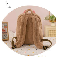 Labubu Cartoon Backpack Plush Bag Cute Lamb Wool Backpack Large Capacity Backpack Replica Package Classic Series Labubu