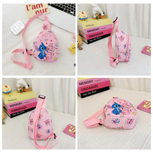 Stitch Anime Shoulder Bags Kawaii Fashion Chest Bag Travel Satchel Casual Portable Totes Backpacks Birthday Gifts For Boys Girls
