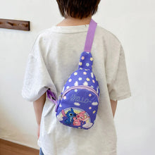 Stitch Anime Shoulder Bags Kawaii Fashion Chest Bag Travel Satchel Casual Portable Totes Backpacks Birthday Gifts For Boys Girls