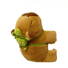 New Capybara Wristband Bracelet Kawaii Cartoon Plush Animal Capybara Clap Circle Cotton Doll Cute Children Toys Kids Funny Gifts