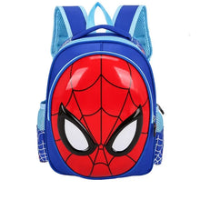Children schoolbag cartoon cute weight-reducing backpack kindergarten backpack 3D Spiderman boy schoolbag gift