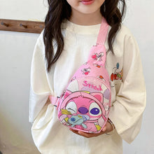 Stitch Anime Shoulder Bags Kawaii Fashion Chest Bag Travel Satchel Casual Portable Totes Backpacks Birthday Gifts For Boys Girls