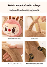 Labubu Cartoon Backpack Plush Bag Cute Lamb Wool Backpack Large Capacity Backpack Replica Package Classic Series Labubu