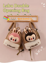 Labubu Cartoon Backpack Plush Bag Cute Lamb Wool Backpack Large Capacity Backpack Replica Package Classic Series Labubu