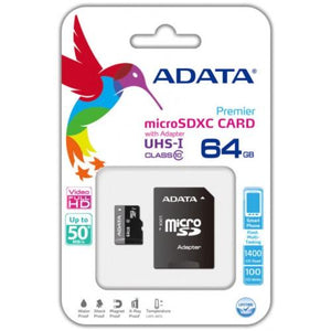 ADATA MicroSDHC UHS-I Class 10 Memory Flash Card