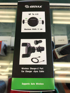  Esoulk Wireless Charger with Vent Clip Holder