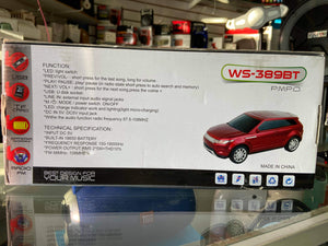 CAR BLUETOOTH RECHARGABLE SPEAKER MODEL: WS - 389BT