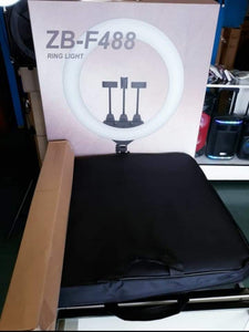 ZB-F488 22inch LED Ring Light Ring with Two Remote Control and Tripod Stand