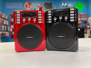 RADIO FM PORTATIL Y RECARGABLE  DIGITALSUNFLASH Z-125PA