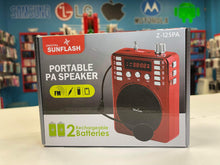 RADIO FM PORTATIL Y RECARGABLE  DIGITALSUNFLASH Z-125PA