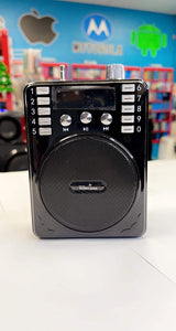 RADIO FM PORTATIL Y RECARGABLE  DIGITALSUNFLASH Z-125PA