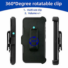 HEAVY DUTY CASE WITH RUGGED COVER FOR ALL GALAXY'S AND NOTE'S WITH BELT CLIP STAND