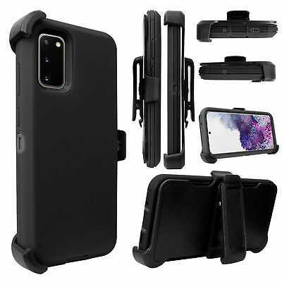 HEAVY DUTY CASE WITH RUGGED COVER FOR ALL GALAXY'S AND NOTE'S WITH BELT CLIP STAND
